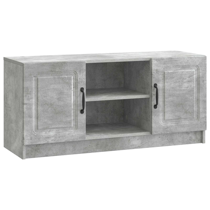TV-skab Betongrå 102 x 34,5 x 47 cm Konstrueret træ