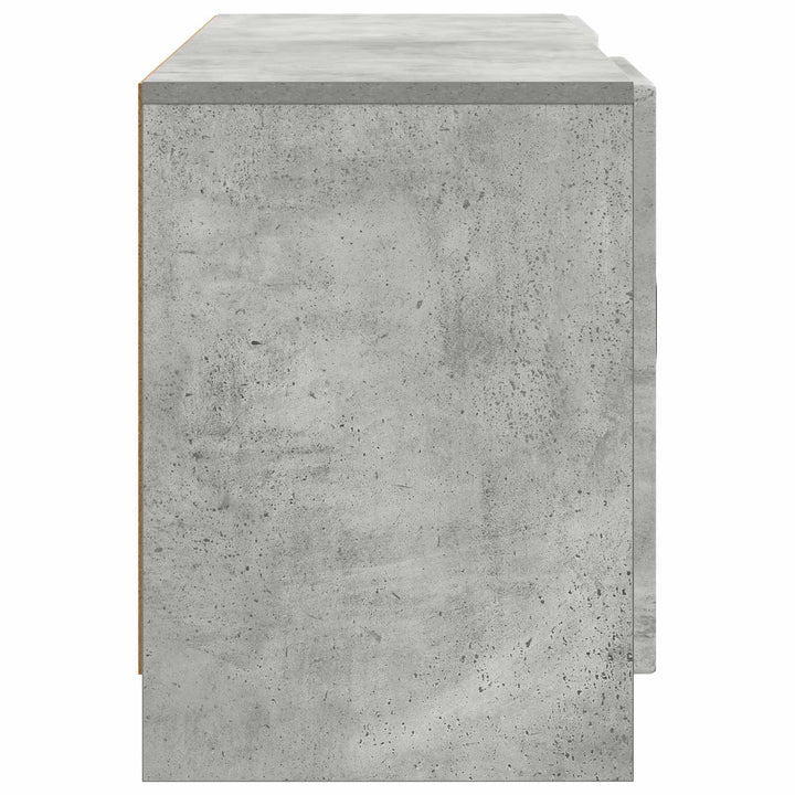TV-skab Betongrå 102 x 34,5 x 47 cm Konstrueret træ