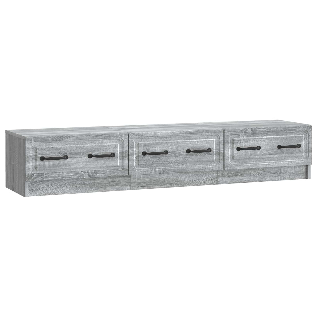 TV-skab Grå sonoma-eg 147 x 34,5 x 27 cm Konstrueret træ