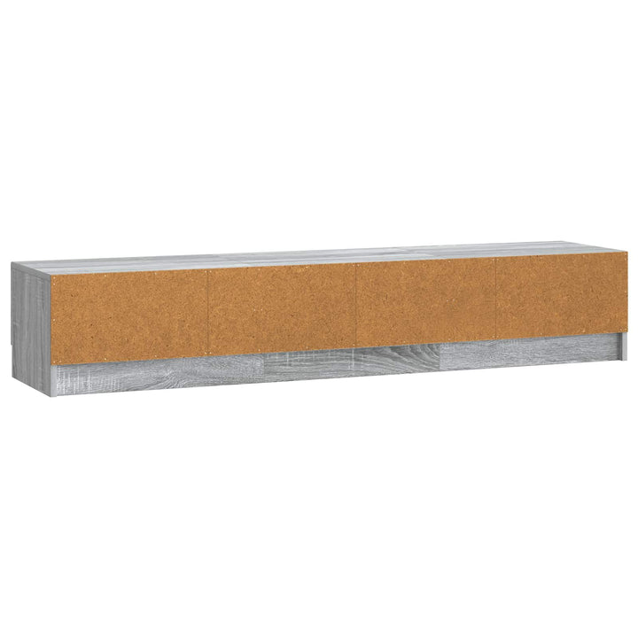 TV-skab Grå sonoma-eg 147 x 34,5 x 27 cm Konstrueret træ