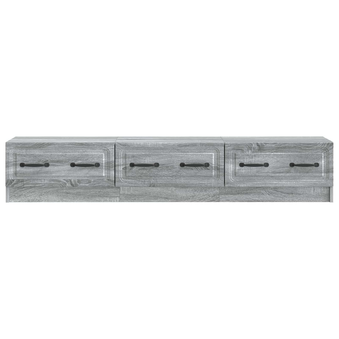 TV-skab Grå sonoma-eg 147 x 34,5 x 27 cm Konstrueret træ