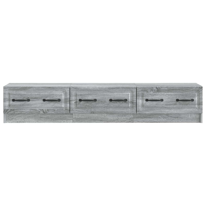 TV-skab Grå sonoma-eg 147 x 34,5 x 27 cm Konstrueret træ