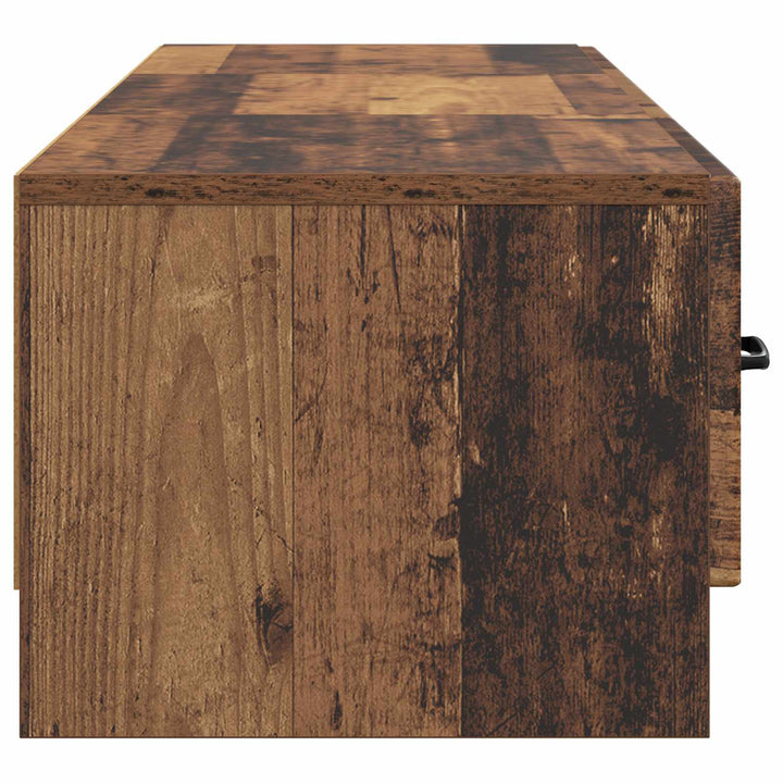 TV-skab Gammelt træ 147 x 34,5 x 27 cm Konstrueret træ