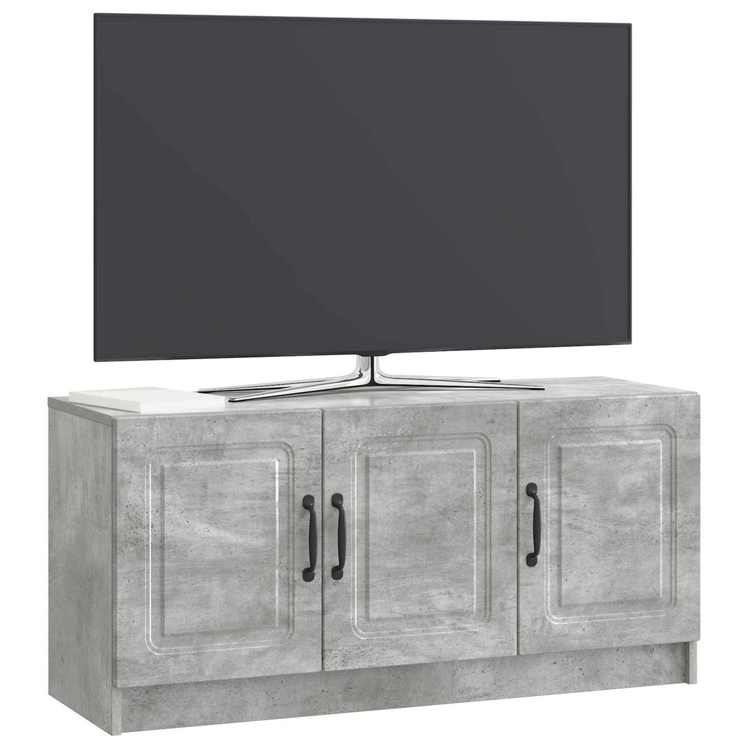 TV-skab Betongrå 99 x 34,5 x 47 cm Konstrueret træ