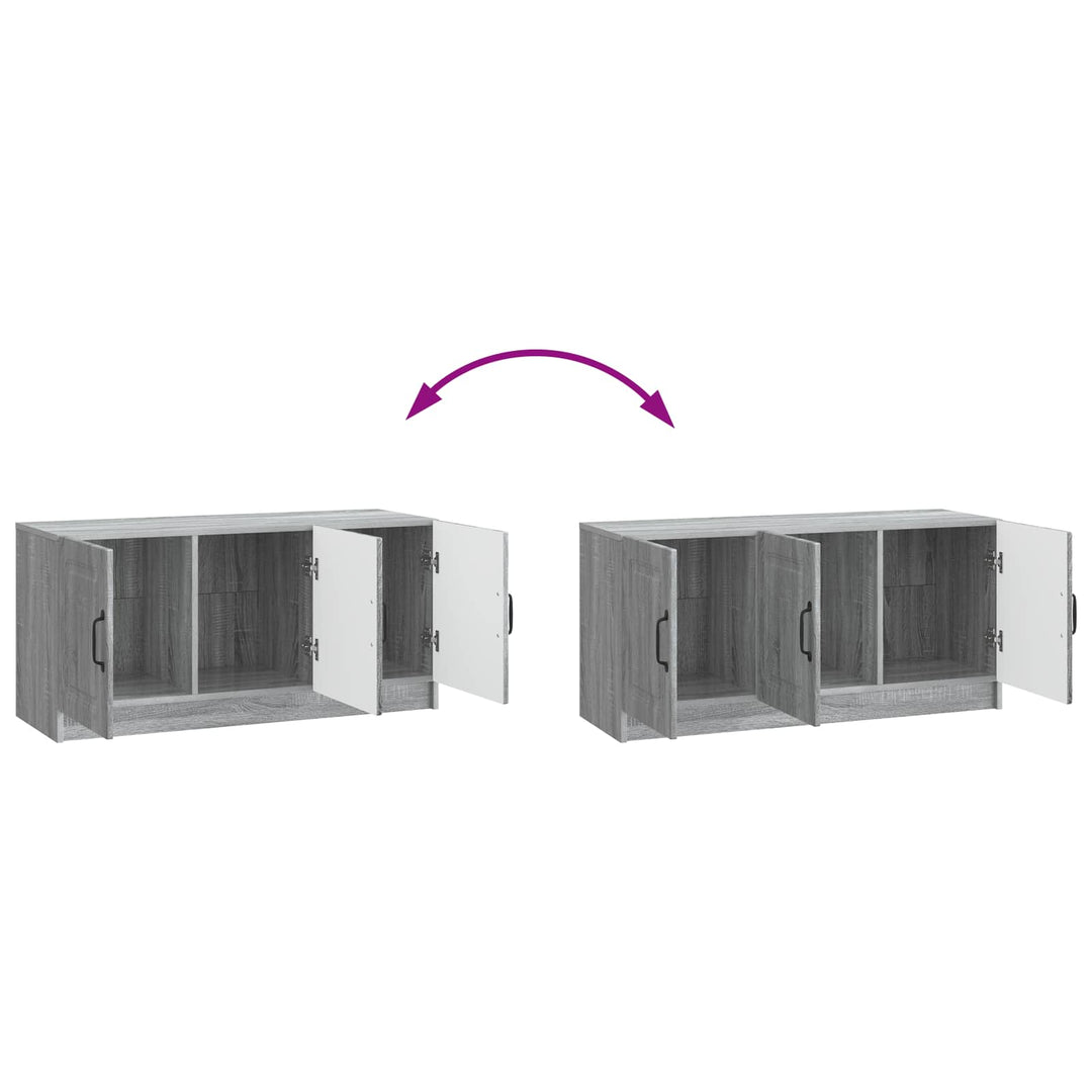 TV-skab Grå sonoma-eg 99 x 34,5 x 47 cm Konstrueret træ