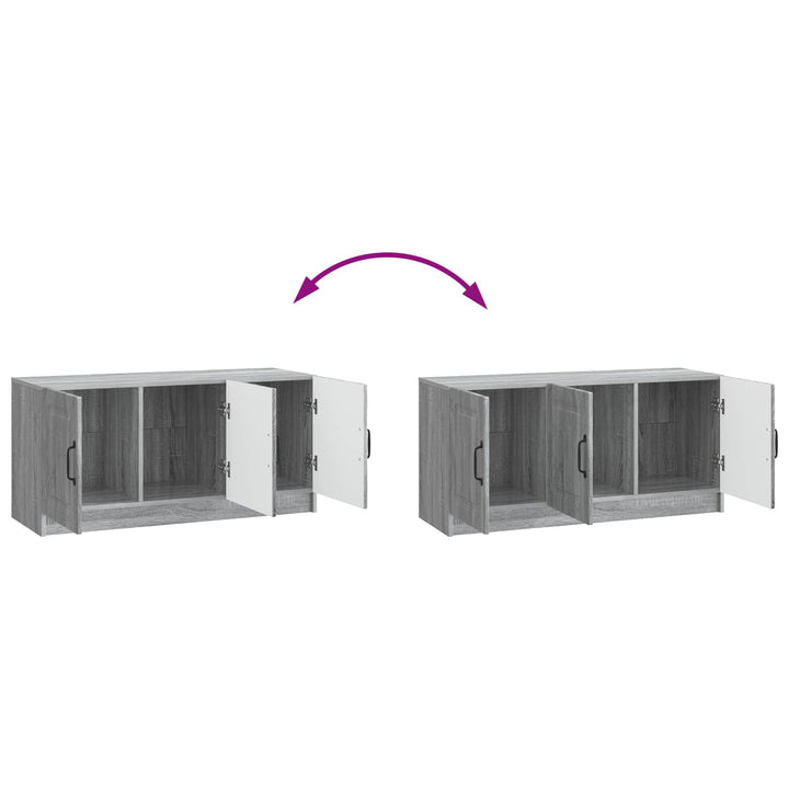 TV-skab Grå sonoma-eg 99 x 34,5 x 47 cm Konstrueret træ