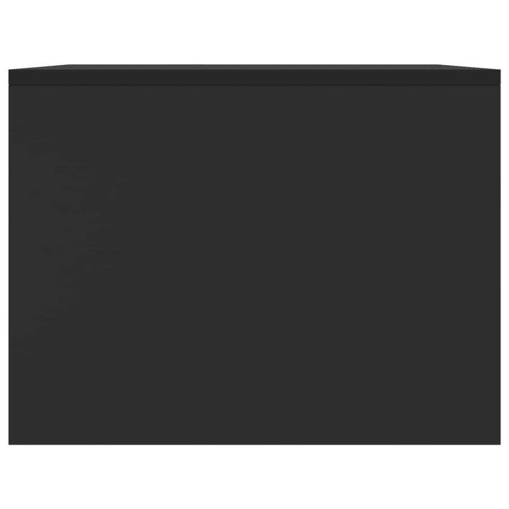 Sofabord Sort 90 x 50 x 37 cm Konstrueret træ