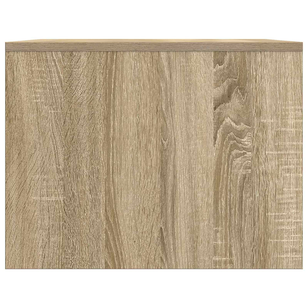 Sofabord Sonoma-eg 90 x 50 x 37 cm Konstrueret træ