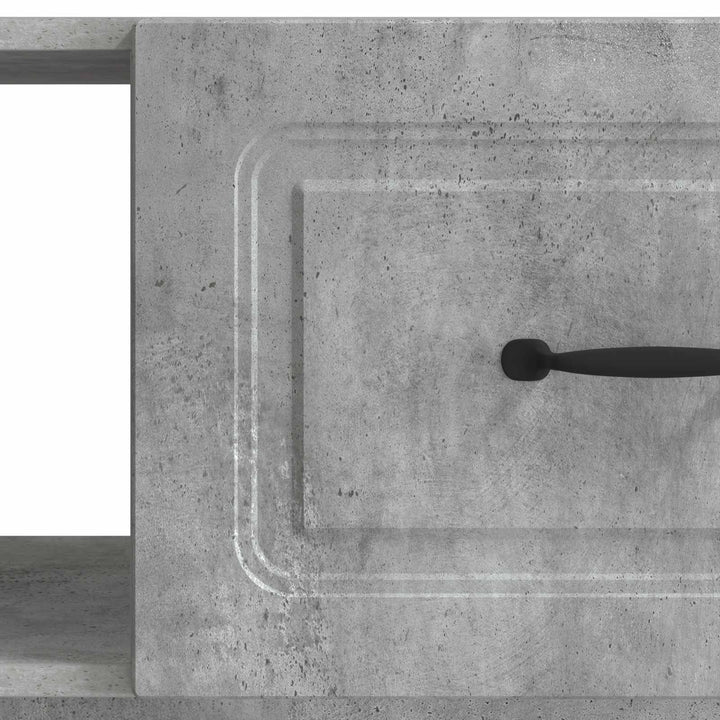 Sofabord Betongrå 90 x 50 x 37 cm Konstrueret træ