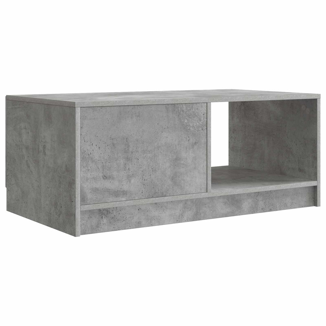Sofabord Betongrå 90 x 50 x 37 cm Konstrueret træ