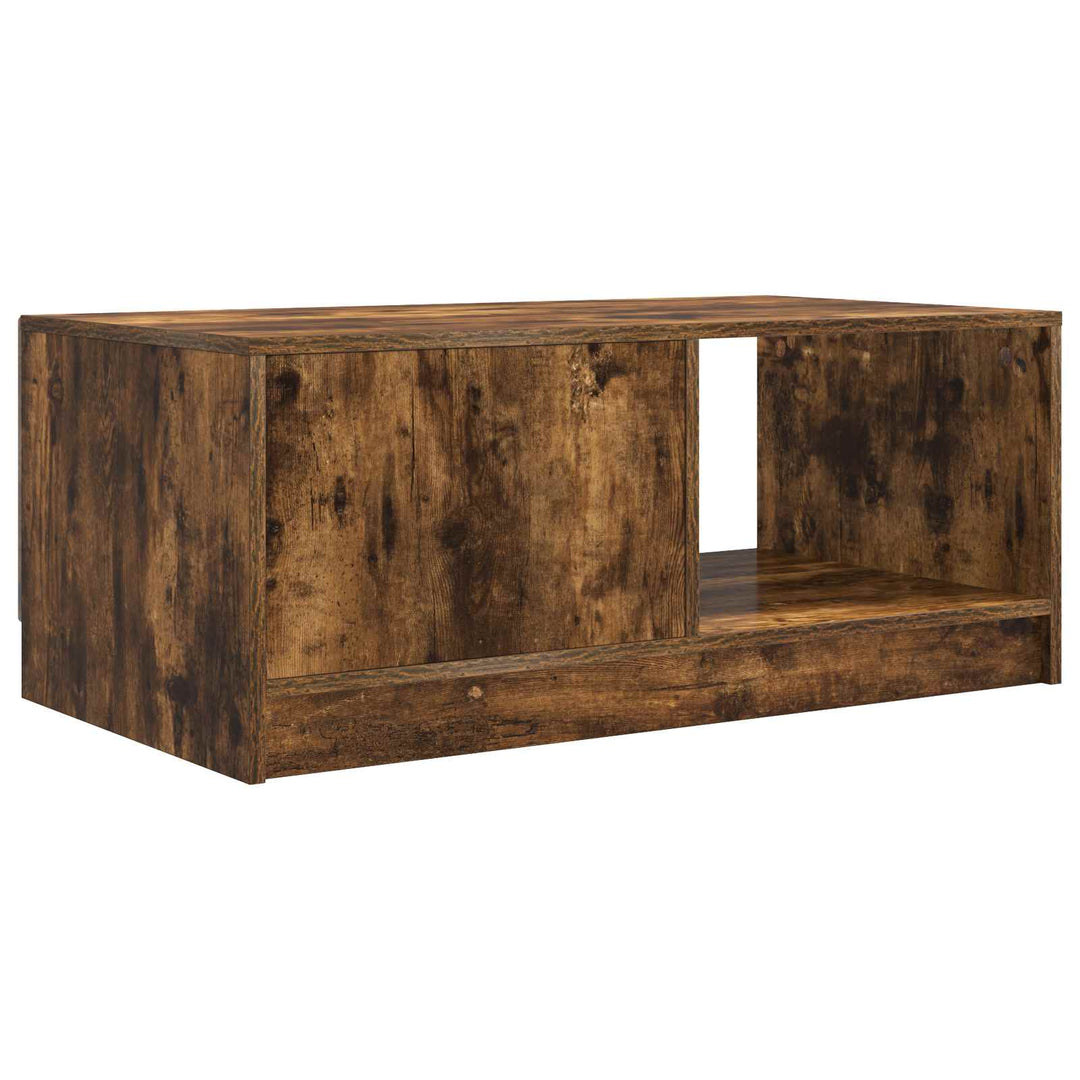 Sofabord Røget eg 90 x 50 x 37 cm Konstrueret træ
