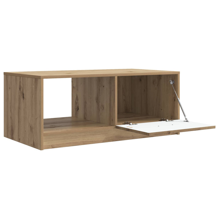 Sofabord Artisan-eg 90 x 50 x 37 cm Konstrueret træ