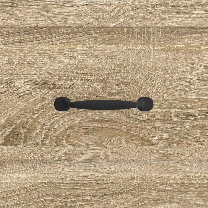 Sofabord med skuffe Sonoma-eg 49 x 50 x 37 cm Konstrueret træ