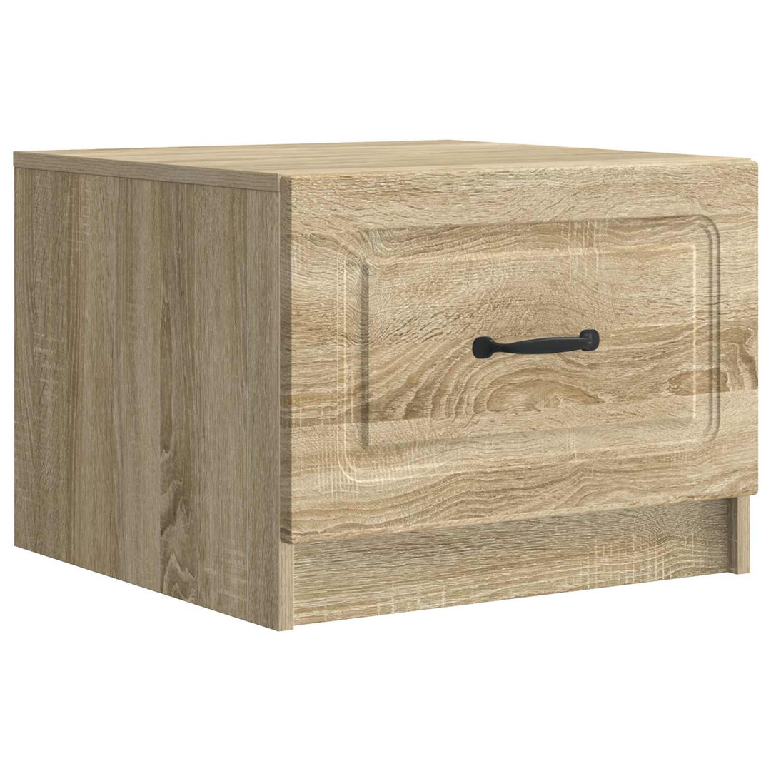 Sofabord med skuffe Sonoma-eg 49 x 50 x 37 cm Konstrueret træ