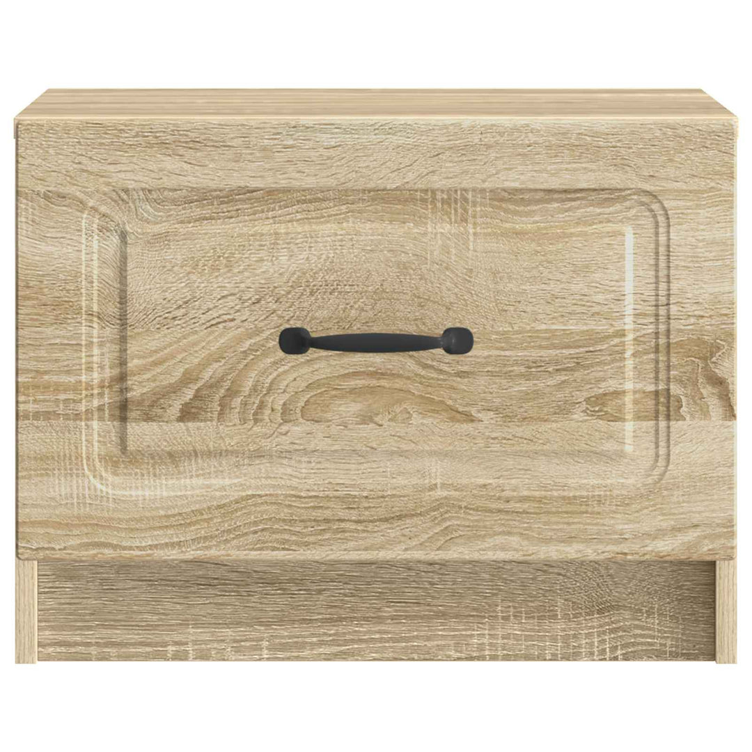 Sofabord med skuffe Sonoma-eg 49 x 50 x 37 cm Konstrueret træ