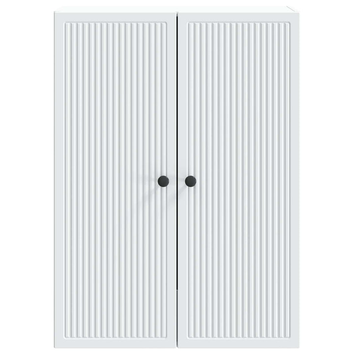 Vægmonteret skab Hvid 66 x 34,5 x 90 cm Konstrueret træ
