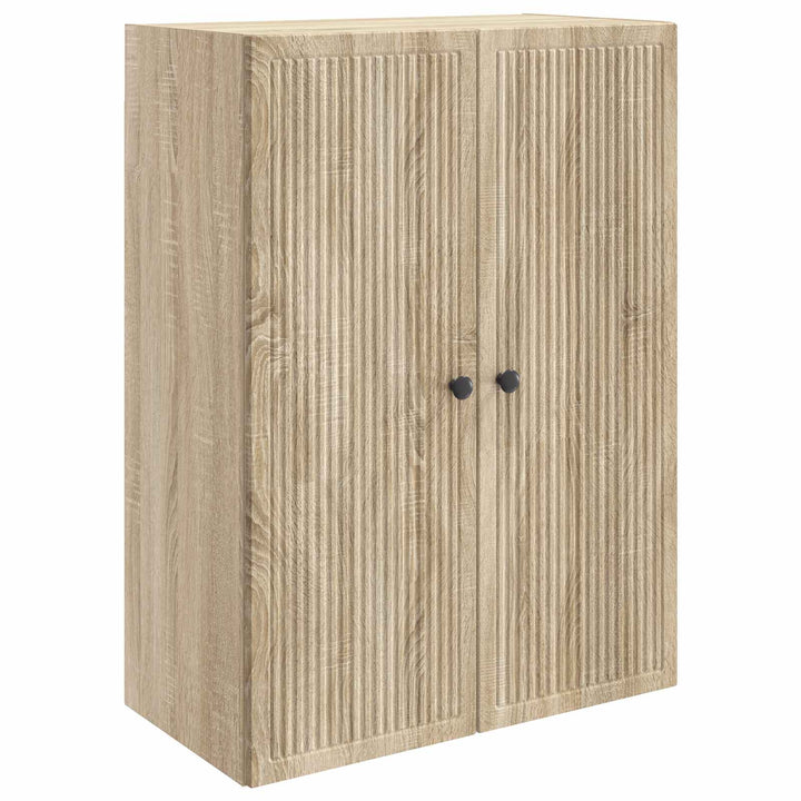 Vægmonteret skab Sonoma-eg 66 x 34,5 x 90 cm Konstrueret træ