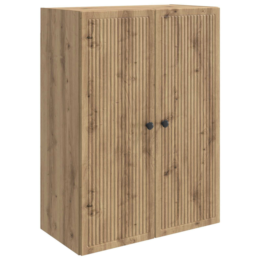 Vægmonteret skab 66 x 34,5 x 90 cm Konstrueret træ Artisan-eg