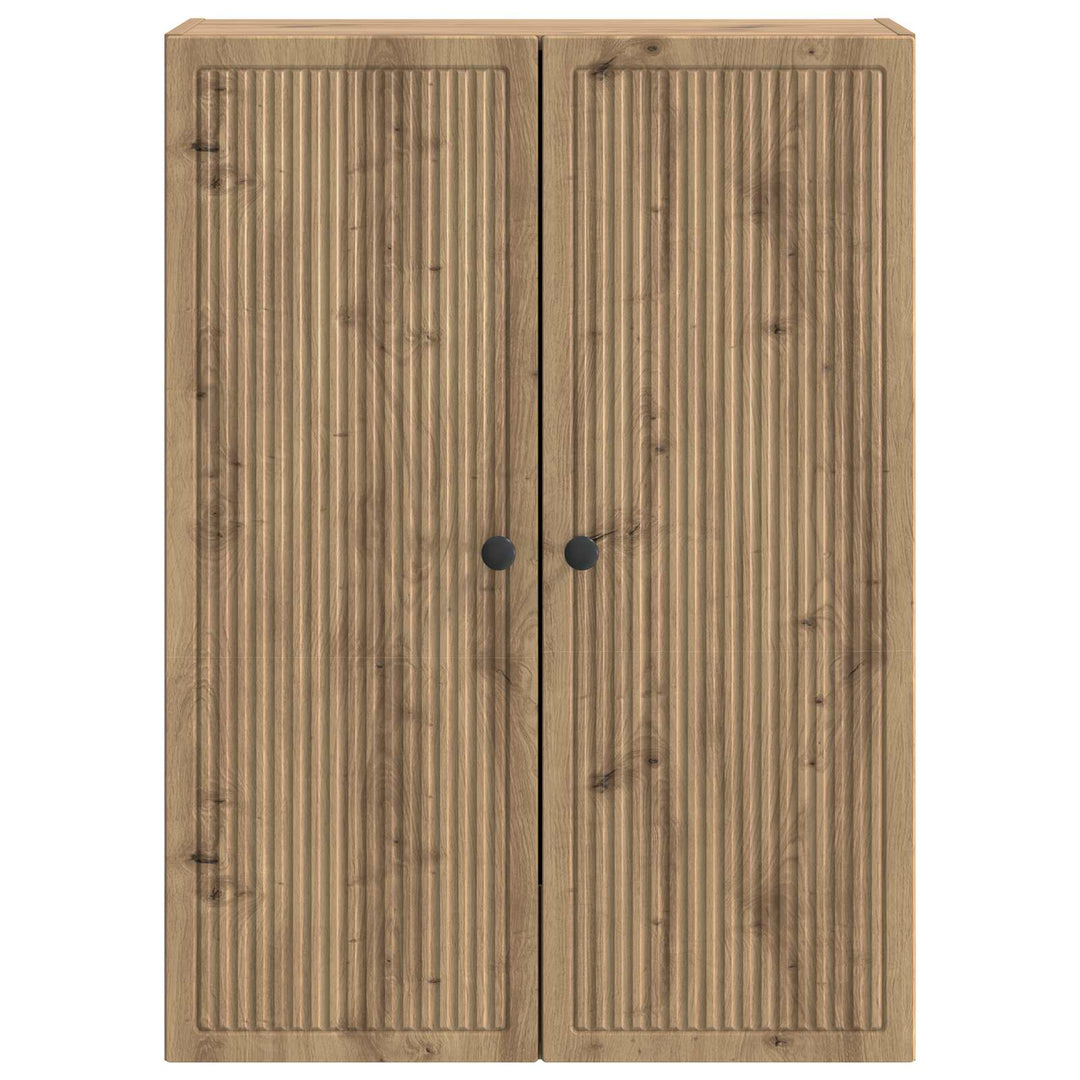 Vægmonteret skab 66 x 34,5 x 90 cm Konstrueret træ Artisan-eg