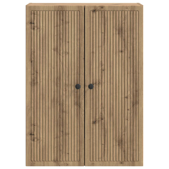 Vægmonteret skab 66 x 34,5 x 90 cm Konstrueret træ Artisan-eg