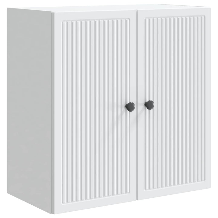 Vægmonteret skab Hvid 59 x 31 x 60 cm Konstrueret træ