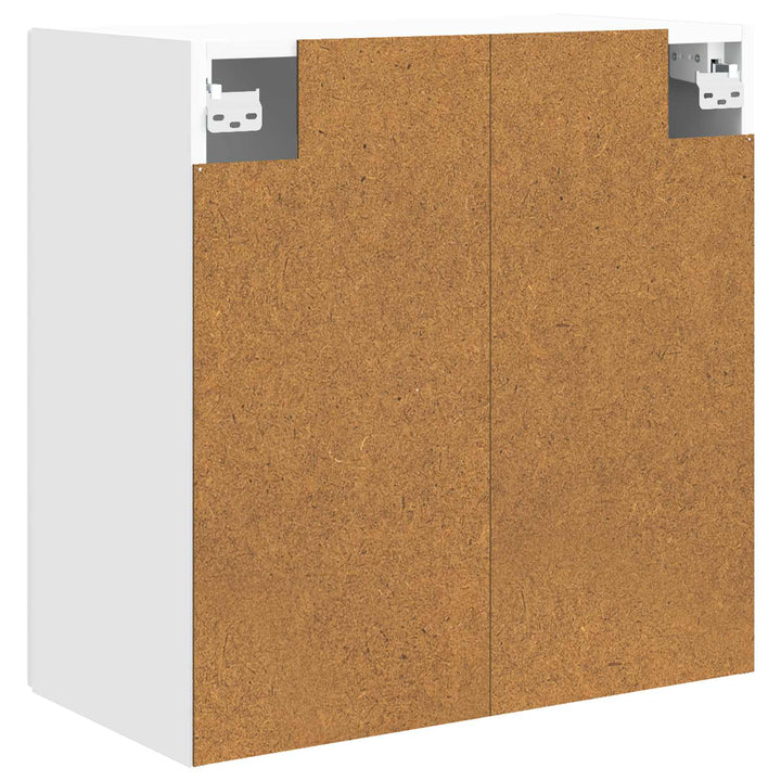 Vægmonteret skab Hvid 59 x 31 x 60 cm Konstrueret træ