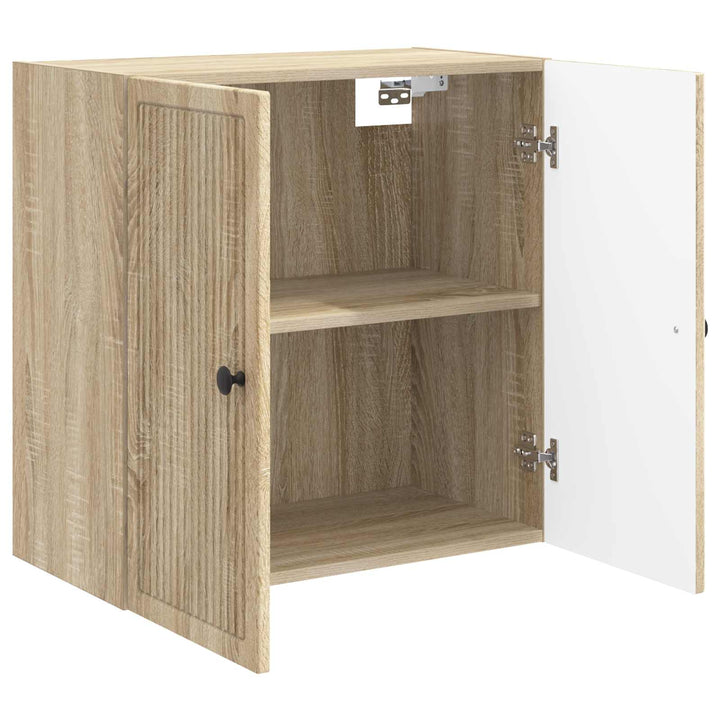 Vægmonteret skab Sonoma-eg 59 x 31 x 60 cm Konstrueret træ