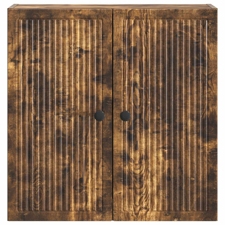 Vægmonteret skab Røget eg 59 x 31 x 60 cm Konstrueret træ