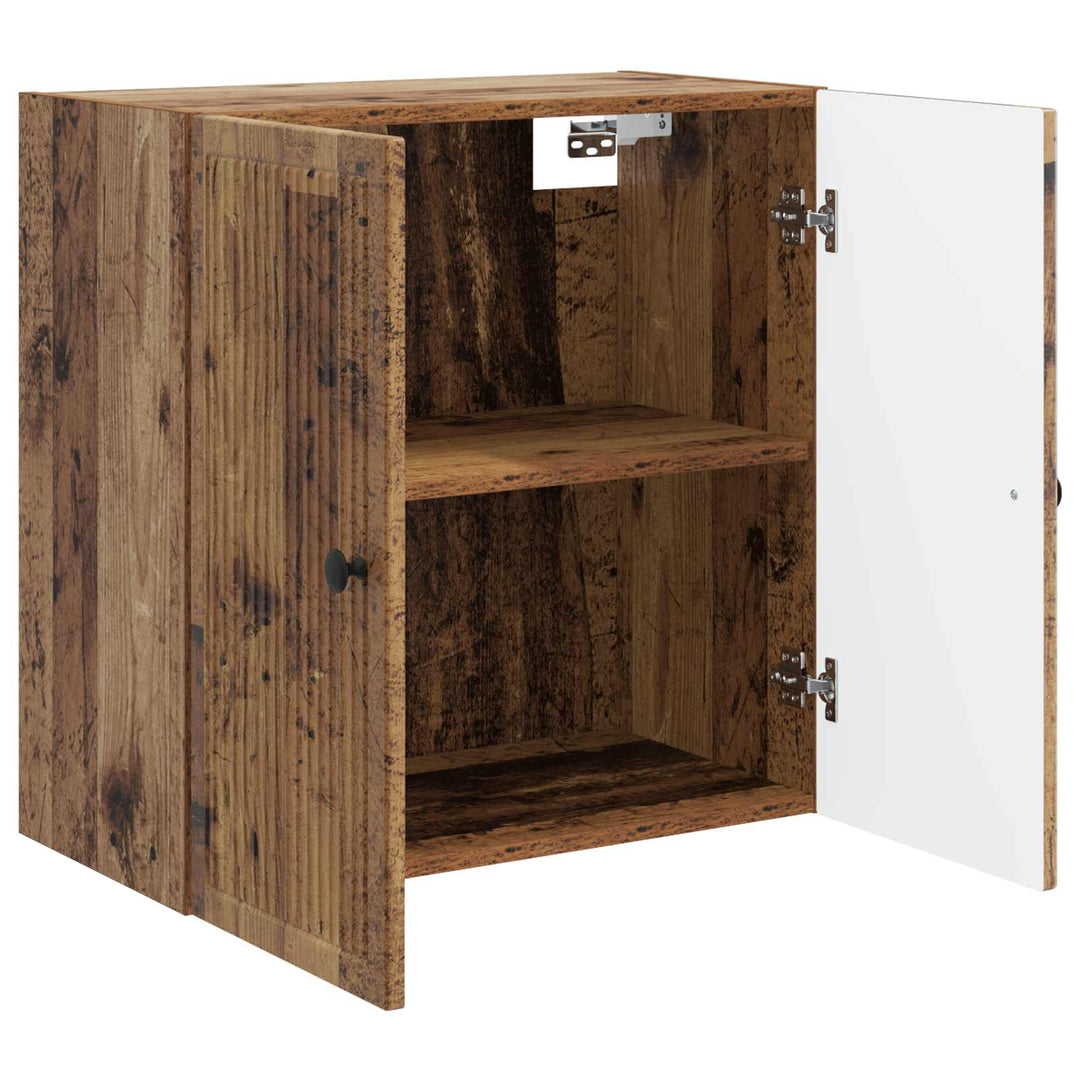 Vægmonteret skab Gammelt træ 59 x 31 x 60 cm Konstrueret træ