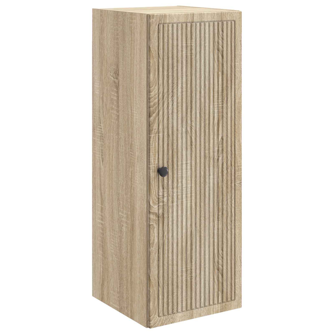 Vægmonteret skab Sonoma-eg 33 x 34,5 x 90 cm Konstrueret træ