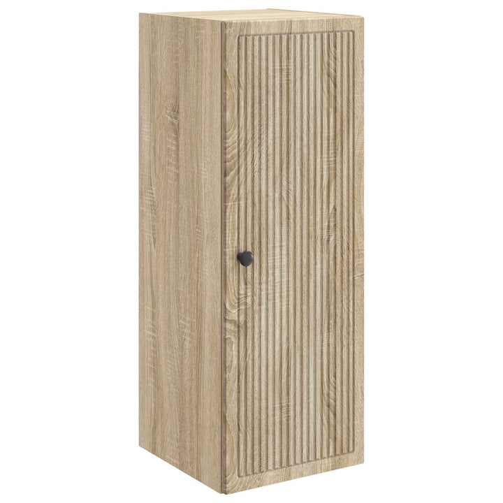 Vægmonteret skab Sonoma-eg 33 x 34,5 x 90 cm Konstrueret træ