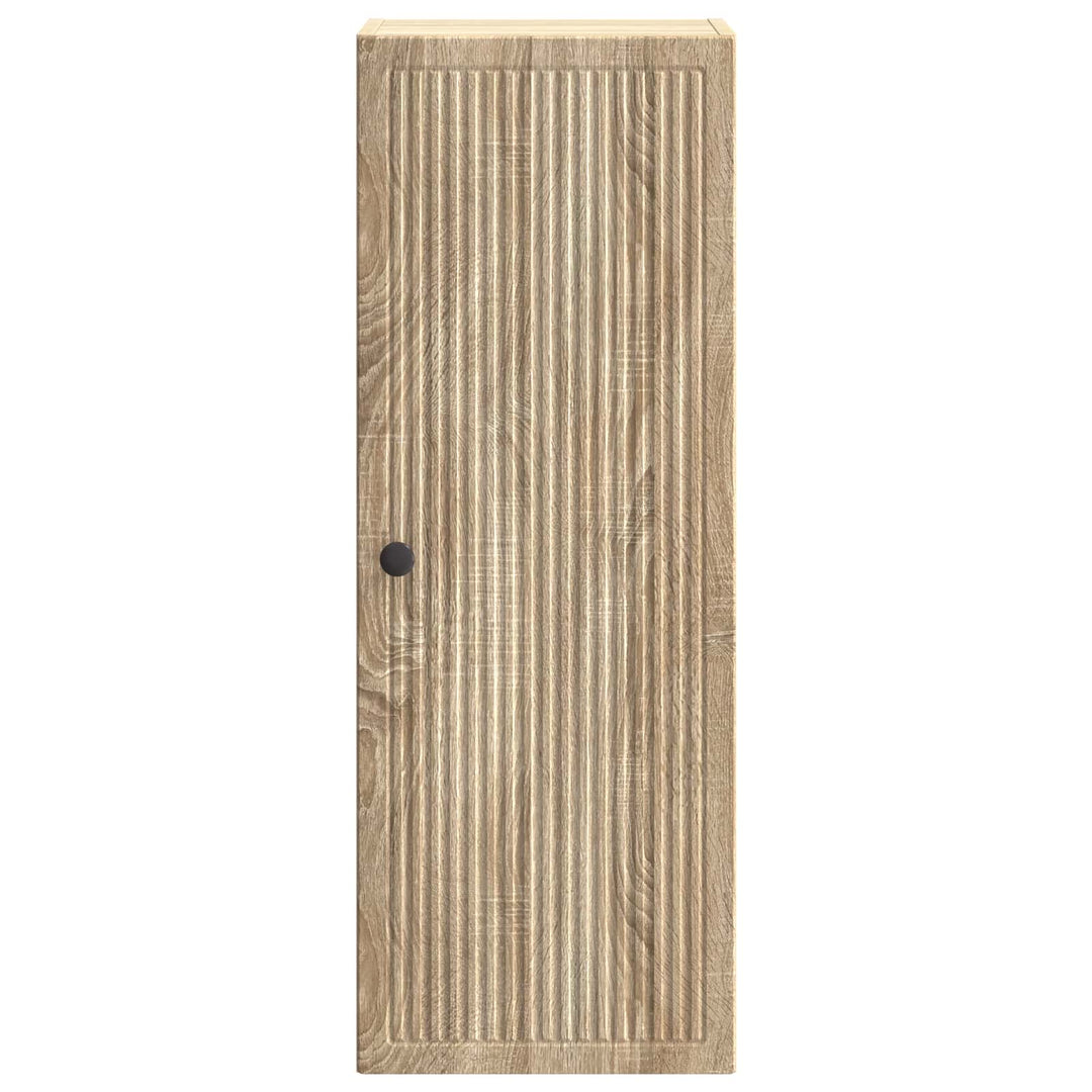 Vægmonteret skab Sonoma-eg 33 x 34,5 x 90 cm Konstrueret træ