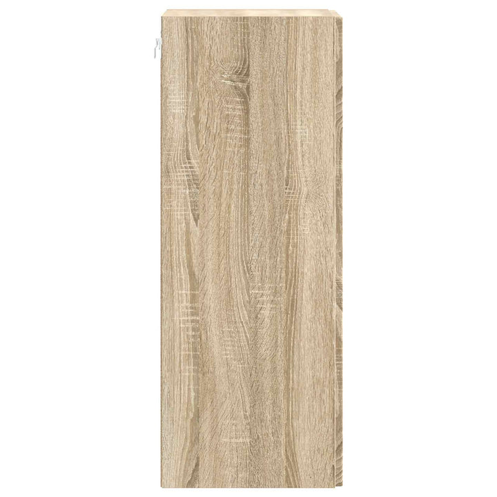 Vægmonteret skab Sonoma-eg 33 x 34,5 x 90 cm Konstrueret træ