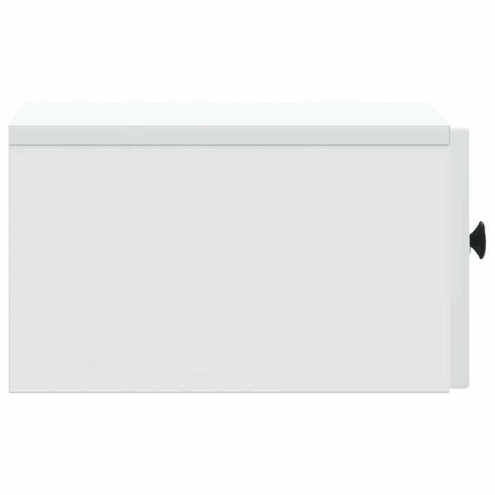 Væghængt Natbord 2 pcs Hvid 33 x 34,5 x 20 cm Konstrueret træ