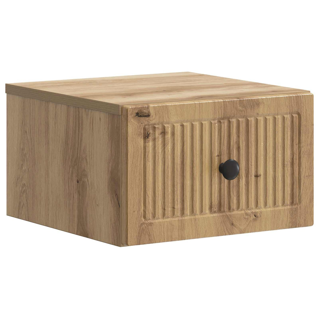 Væghængt Natbord Artisan-eg 33 x 34,5 x 20 cm Konstrueret træ