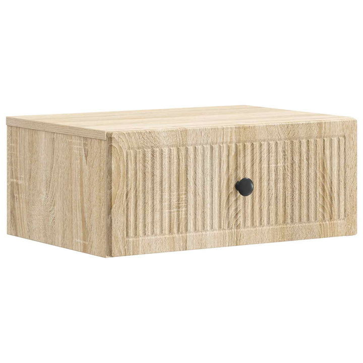 Natskab med skuffe Sonoma-eg 49 x 34,5 x 20 cm Konstrueret træ