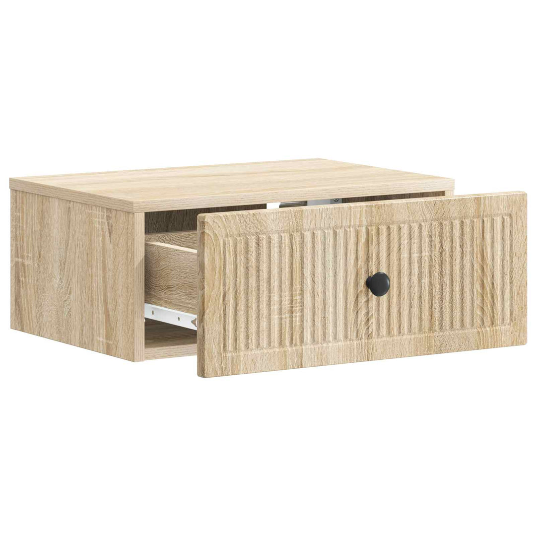 Natskab med skuffe Sonoma-eg 49 x 34,5 x 20 cm Konstrueret træ