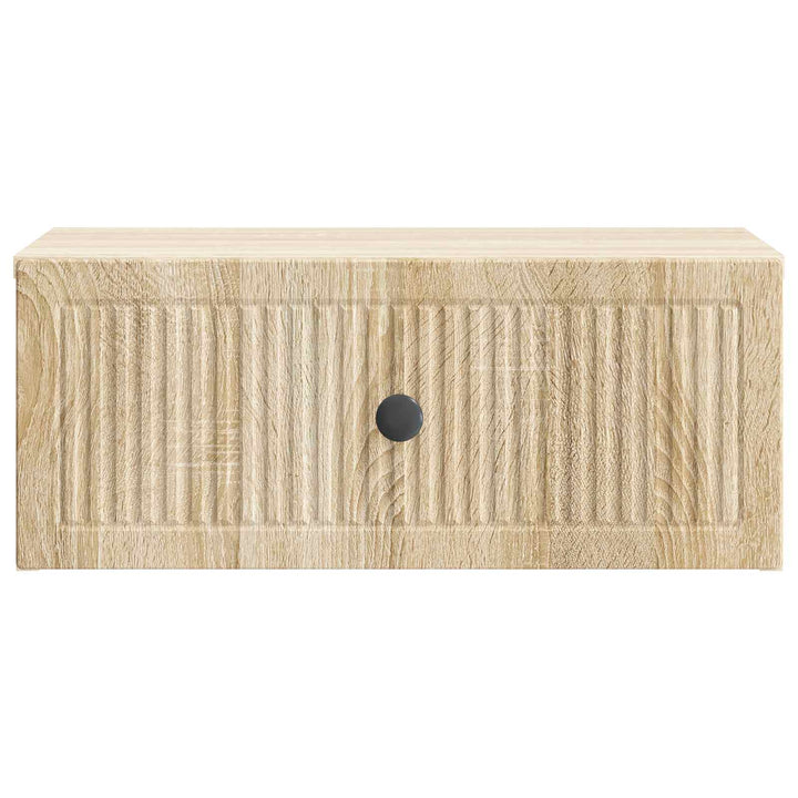 Natskab med skuffe Sonoma-eg 49 x 34,5 x 20 cm Konstrueret træ