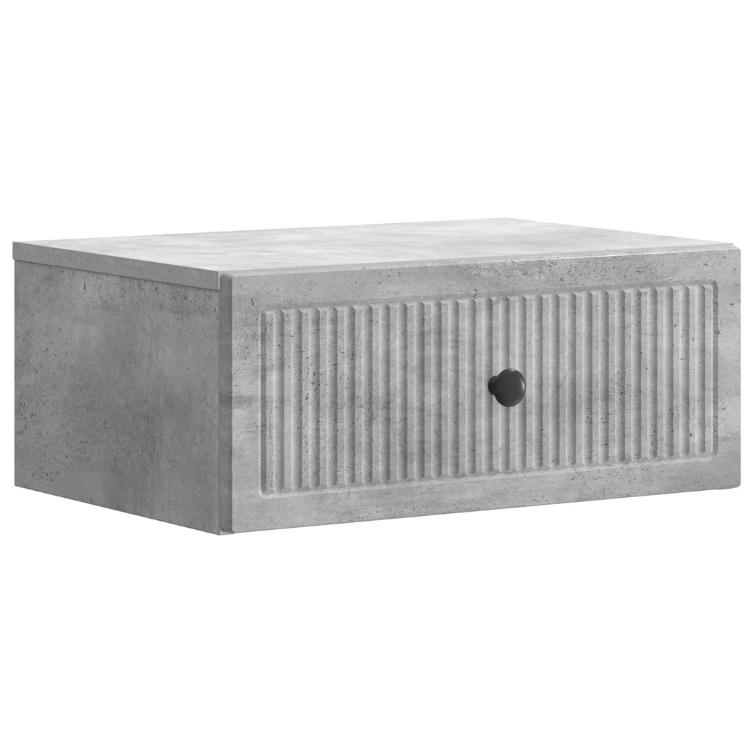 Natskab 2 pcs Betongrå 49 x 34,5 x 20 cm Konstrueret træ