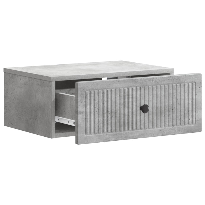 Natskab 2 pcs Betongrå 49 x 34,5 x 20 cm Konstrueret træ