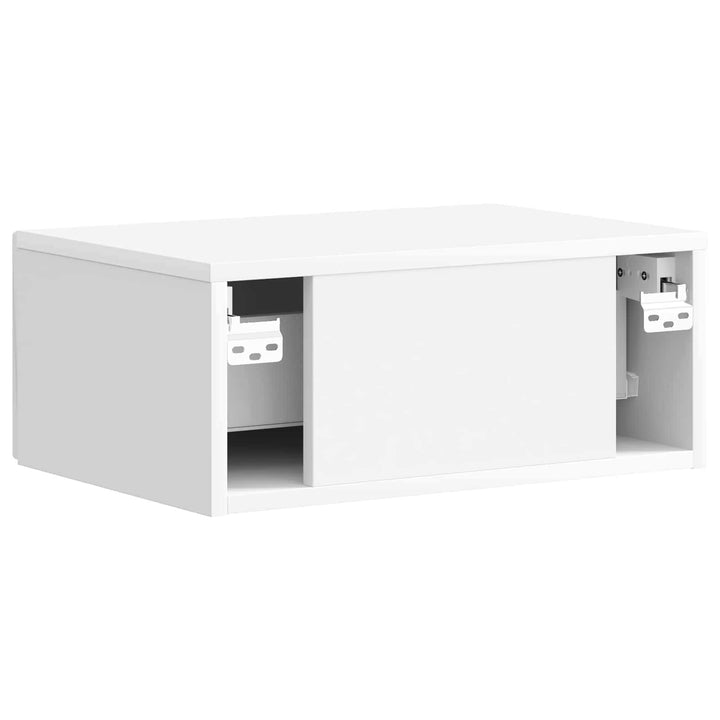 Natskab 2 pcs Hvid højglans 49 x 34,5 x 20 cm Konstrueret træ
