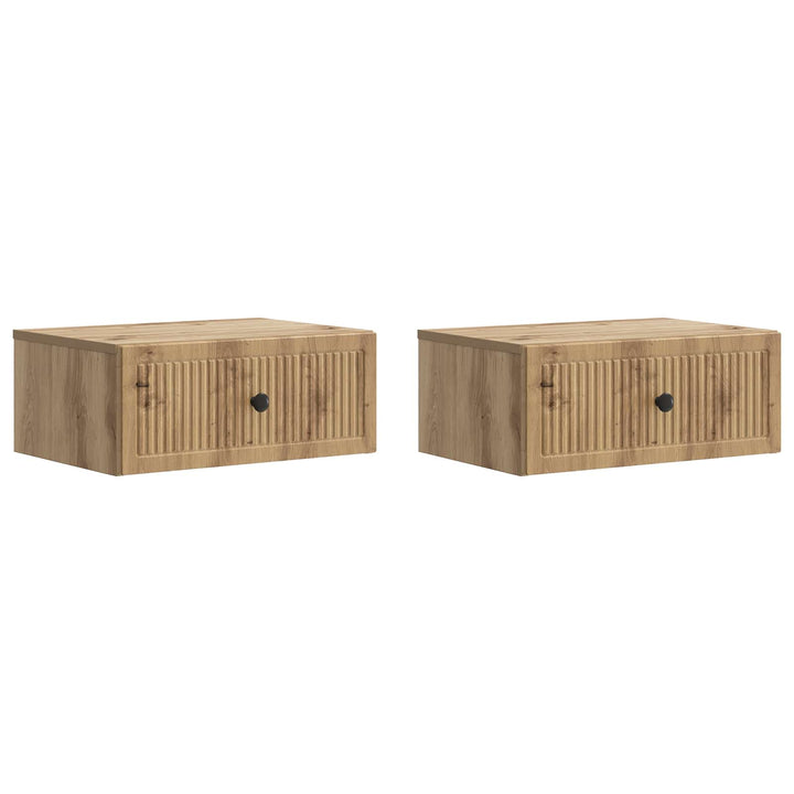 Natskab 2 pcs Artisan-eg 49 x 34,5 x 20 cm Konstrueret træ