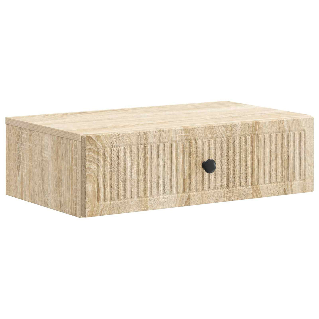 Væghængt Sideskab Sonoma-eg 59 x 34,5 x 17 cm Konstrueret træ