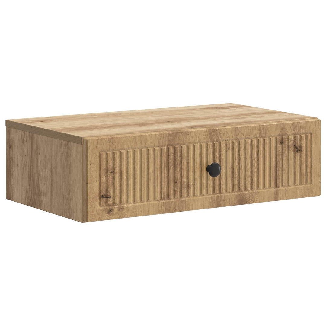 Væghængt Sideskab 59 x 34,5 x 17 cm Konstrueret træ Artisan-eg