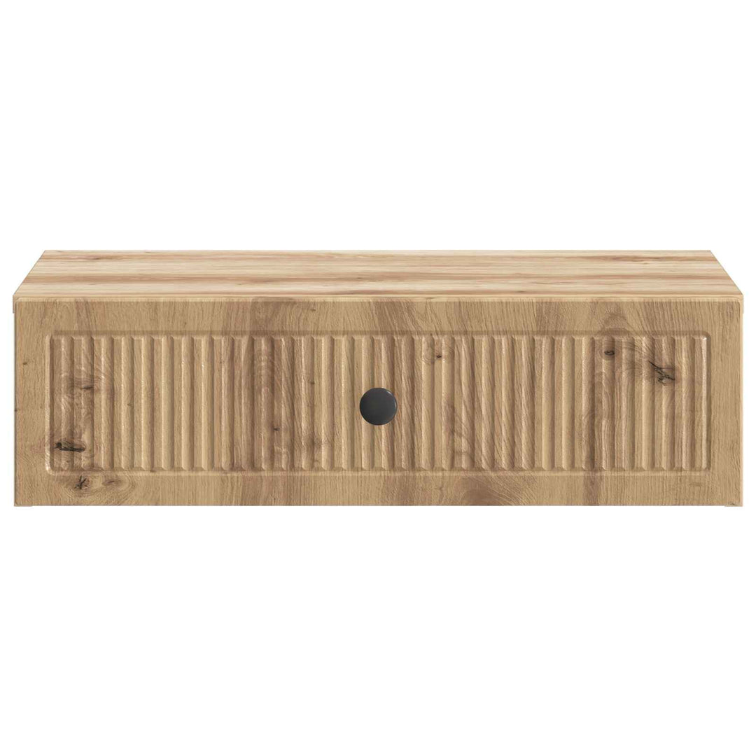 Væghængt Sideskab 59 x 34,5 x 17 cm Konstrueret træ Artisan-eg