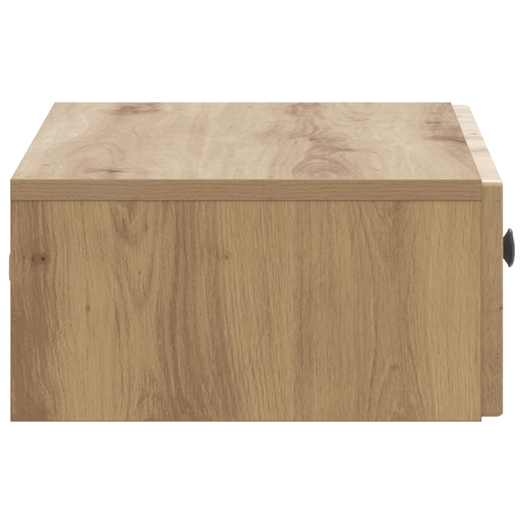 Væghængt Sideskab 59 x 34,5 x 17 cm Konstrueret træ Artisan-eg