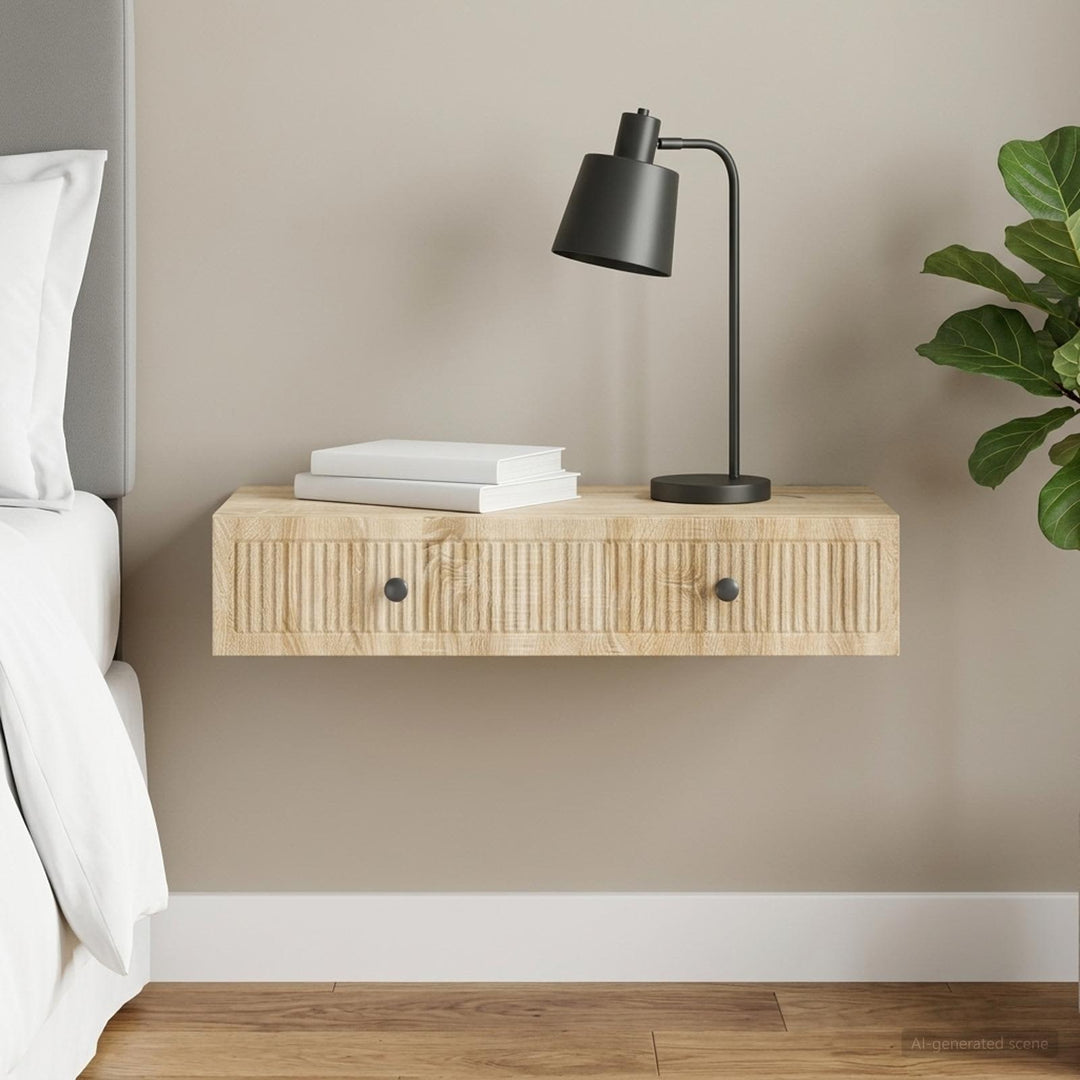 Væghængt Sideskab Sonoma-eg 87,5 x 34,5 x 17 cm Konstrueret træ