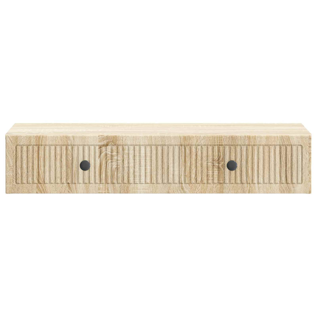 Væghængt Sideskab Sonoma-eg 87,5 x 34,5 x 17 cm Konstrueret træ