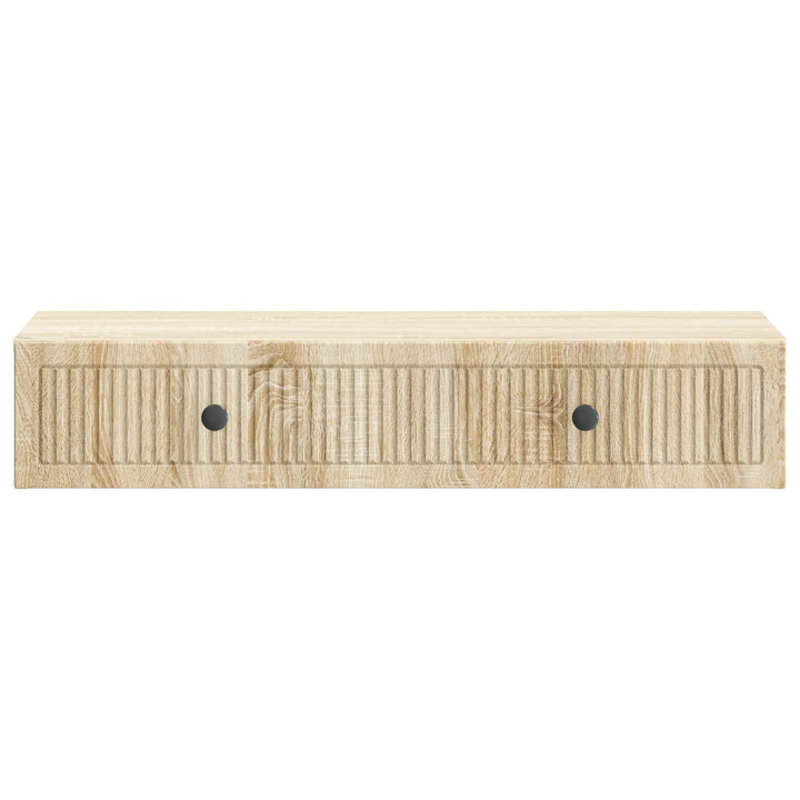 Væghængt Sideskab Sonoma-eg 87,5 x 34,5 x 17 cm Konstrueret træ