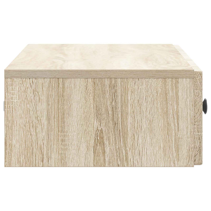 Væghængt Sideskab Sonoma-eg 87,5 x 34,5 x 17 cm Konstrueret træ